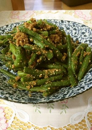 いんげんの味噌胡麻和え-レシピのメイン写真