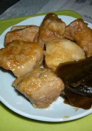 角煮風豚の羅臼昆布煮-レシピのメイン写真