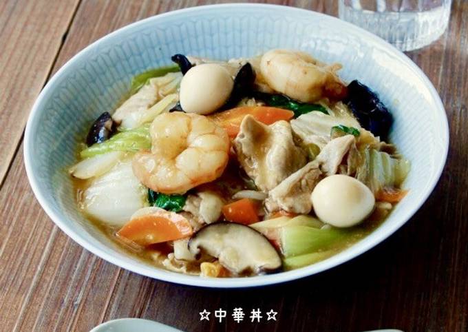 ☆中華丼☆ by ☆栄養士のれしぴ☆ 【クックパッド】 簡単おいしいみんなのレシピが392万品