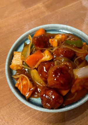 時短!豚こまで節約酢豚-レシピのメイン写真