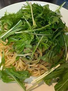 ツナと水菜の和風パスタ-レシピのメイン写真