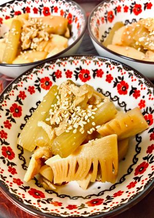 お弁当に☆ふきと竹の子の煮物-レシピのメイン写真
