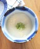 ピュアホワイトとたまごの冷製中華風スープ