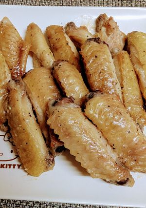 手羽中のガーリック焼き-レシピのメイン写真