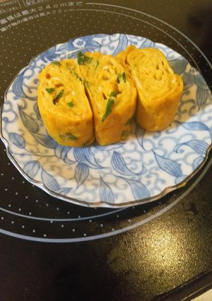 ネギ入り卵焼き-レシピのメイン写真