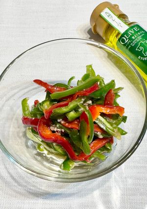 大分かぼすオイルとピーマンの醤油麹和え-レシピのメイン写真