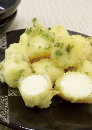 生姜とあおさのチーズ味天ぷら（冷凍）-レシピのメイン写真