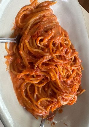 フライパンのみ。トマトクリームパスタ-レシピのメイン写真