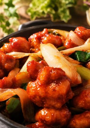 安い豚小間肉でめっちゃおいしい簡単酢豚-レシピのメイン写真