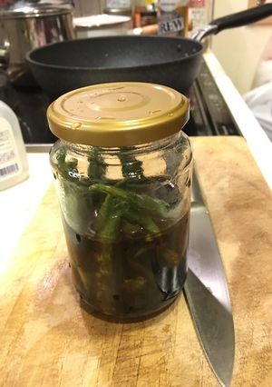 青唐辛子の酢醤油漬け-レシピのメイン写真