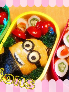 キャラ弁*ミニオンズ-レシピのメイン写真