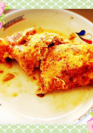 ボリューム満点！ツナとふりかけの厚焼き-レシピのメイン写真