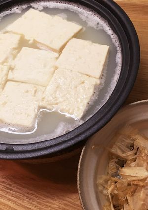 重曹でトロトロ湯豆腐♪-レシピのメイン写真