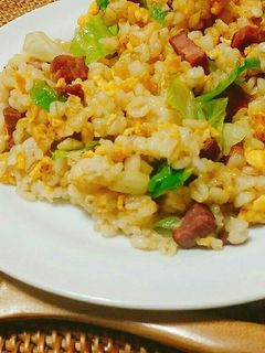 シャキシャキ♪レタスチャーハン-レシピのメイン写真