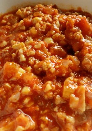 大豆入りミートソース　息子のダイエット食-レシピのメイン写真