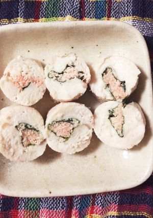 ササミ大葉明太-レシピのメイン写真