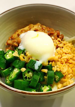 ネバネバ〜〜うどんっ！-レシピのメイン写真
