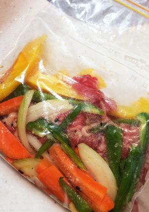 冷凍庫に保存用!プルコギ風肉野菜炒め-レシピのメイン写真