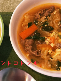 ★★カルビクッパ★★-レシピのメイン写真