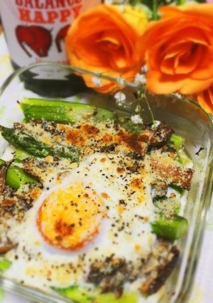 いわしレモンスープ缶アスパラオーブン焼き-レシピのメイン写真