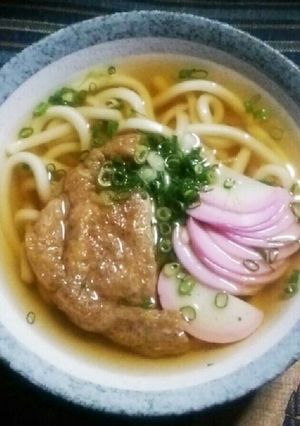 わが家のきつねうどん関西風-レシピのメイン写真