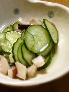 きゅうりとタコの酢物-レシピのメイン写真