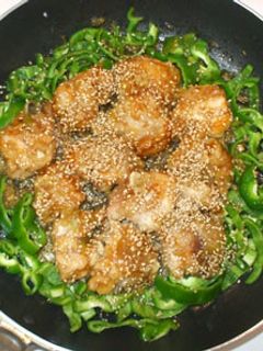 鶏もも肉の簡単薬味ソースてりやき♪お弁当-レシピのメイン写真