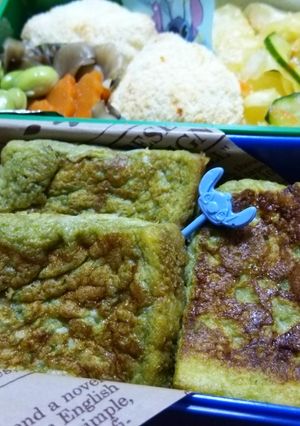抹茶＆黒糖 de フレンチトースト弁当-レシピのメイン写真