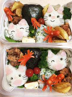 ノンタンおにぎりの行楽弁当-レシピのメイン写真