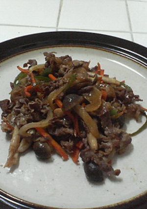 焼肉炒め-レシピのメイン写真