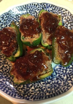ピーマンの肉詰め-レシピのメイン写真