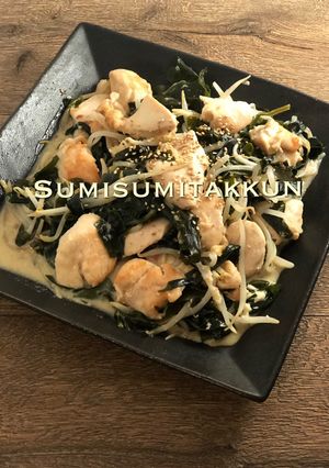 節約♪簡単‼︎胸肉とモヤシの梅ポン炒め☆-レシピのメイン写真