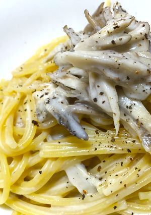 舞茸の濃厚クリームパスタ-レシピのメイン写真