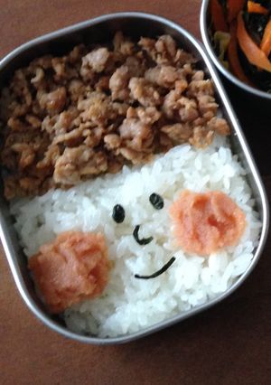 顔弁の作り方〜そぼろ編〜-レシピのメイン写真