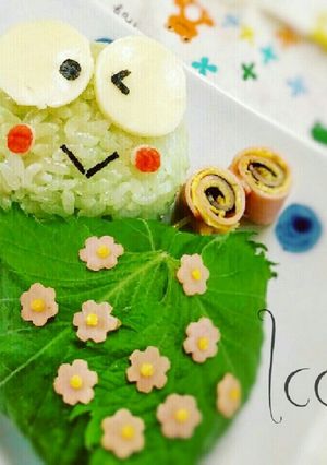 けろけろけろっぴのおにぎり♪-レシピのメイン写真