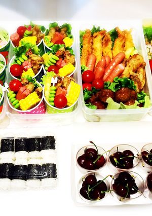 運動会 お弁当 紙コップ カップ素麺-レシピのメイン写真