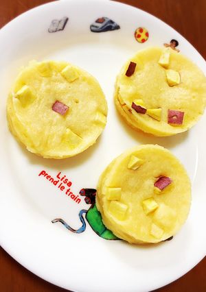 ローカーボなチーズ蒸しパン-レシピのメイン写真