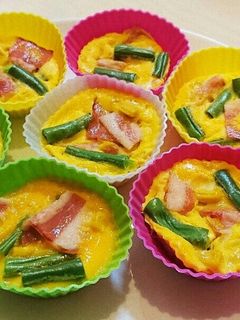 カップでオムレツ(レンジで)-レシピのメイン写真