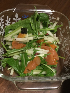 大根と水菜のバリバリ梅サラダ-レシピのメイン写真