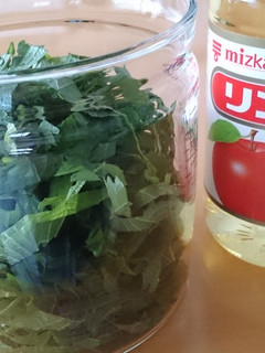 大葉のリンゴ酢ドリンク-レシピのメイン写真