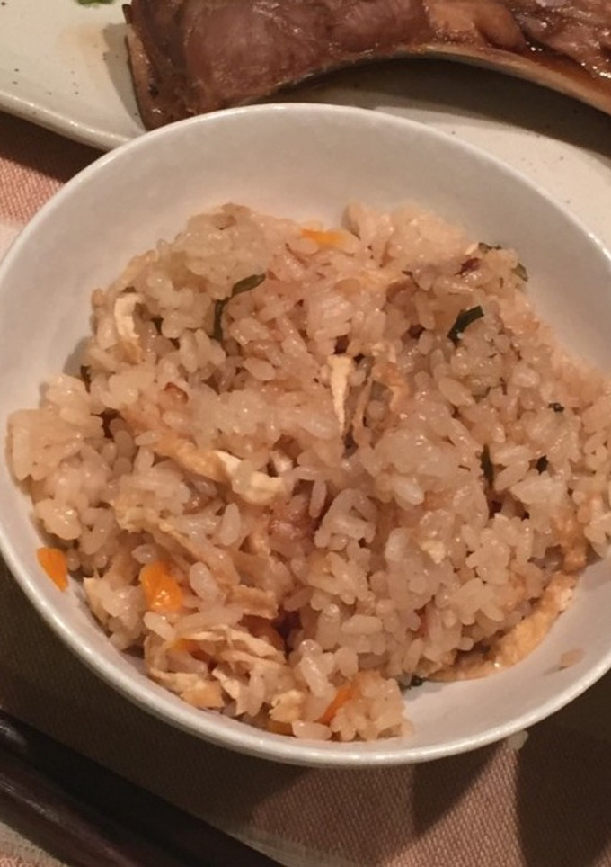 魚の煮汁で、美味しい炊き込みご飯！-レシピのメイン写真