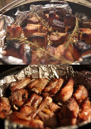 豚バラ/スペアリブの味噌漬けのロースト-レシピのメイン写真