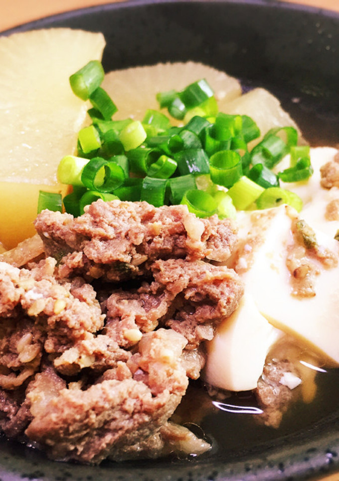 プルコギビーフで簡単絶品大根と豆腐の煮物-レシピのメイン写真