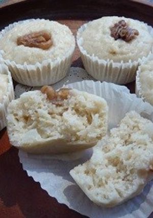 玄米酵母でグルテンフリー玉ねぎ蒸しパン-レシピのメイン写真