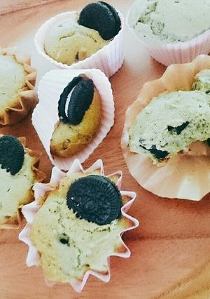 ■□ホワイトデー□■オレオ抹茶マフィン-レシピのメイン写真