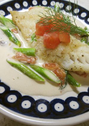 たらのクリームソーストマト添え-レシピのメイン写真