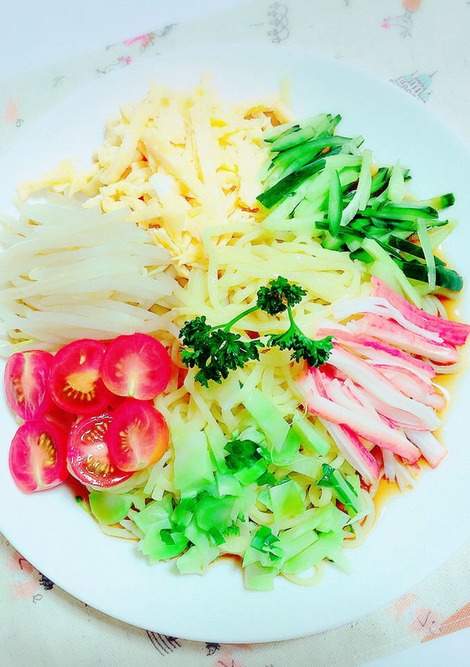 野菜たっぷりの冷やし中華-レシピのメイン写真