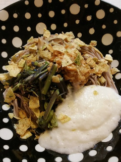 冷たいとろとろ山菜そば-レシピのメイン写真