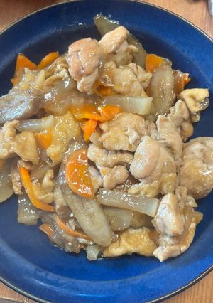 中華風鶏ごぼう煮-レシピのメイン写真