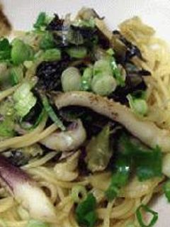 イカと高菜の和風パスタ-レシピのメイン写真